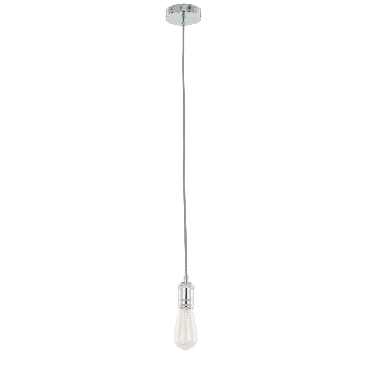 Atrium, nowoczesna oprawka wisząca, chromowana, E27, DS-M-036 CHROME